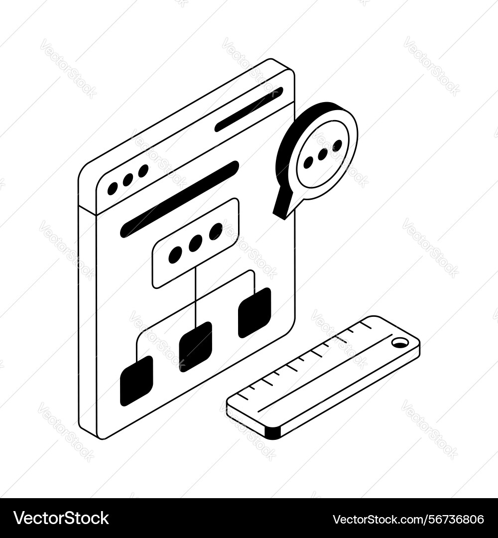 Web algorithm Vector Image