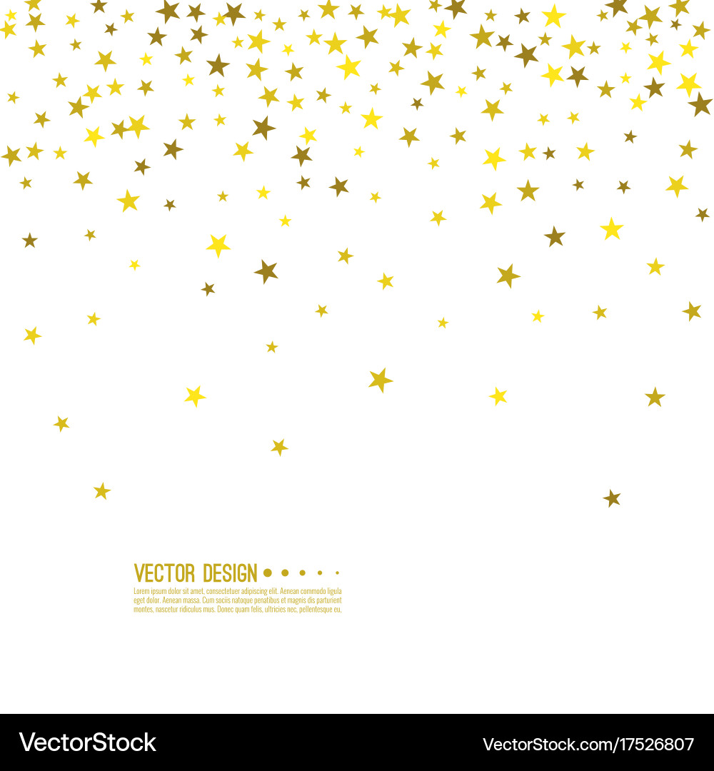 Abstract background with starry vector image
