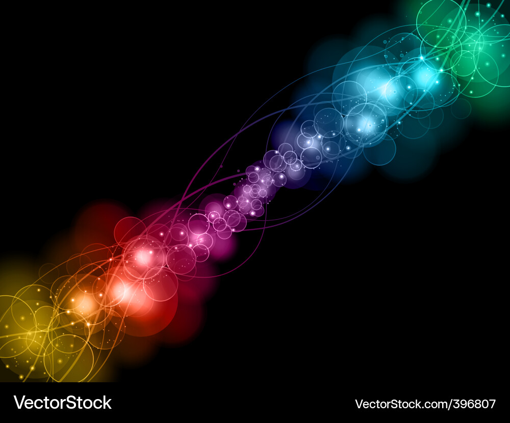 Bokeh Lights Abstract Background vector image