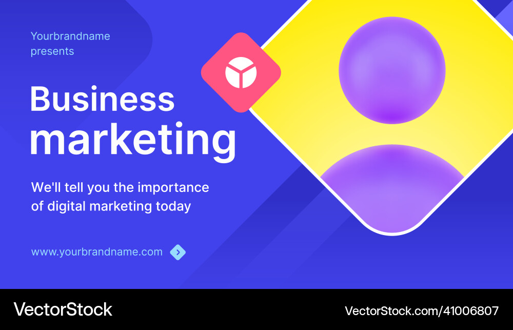 Business marketing modern digital development vector image