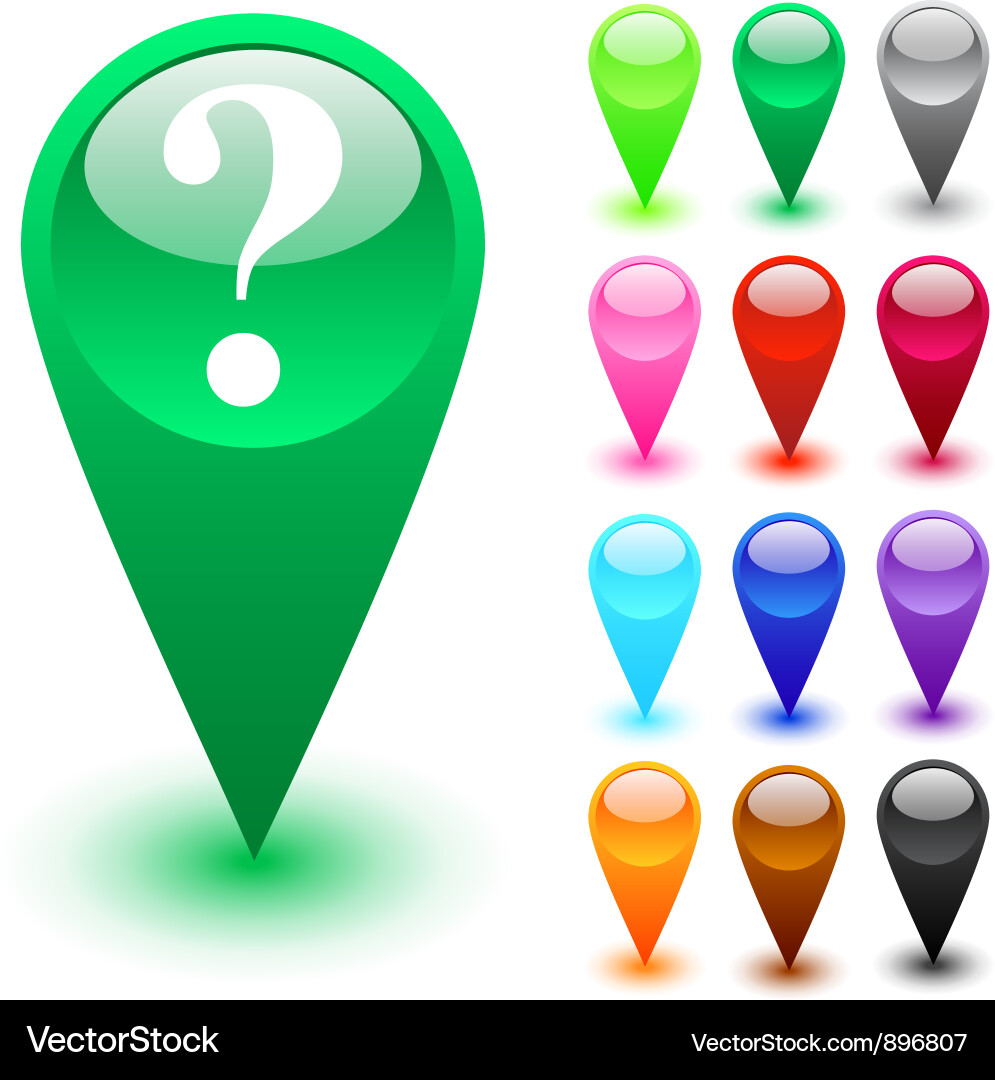 Help Icon Button vector image