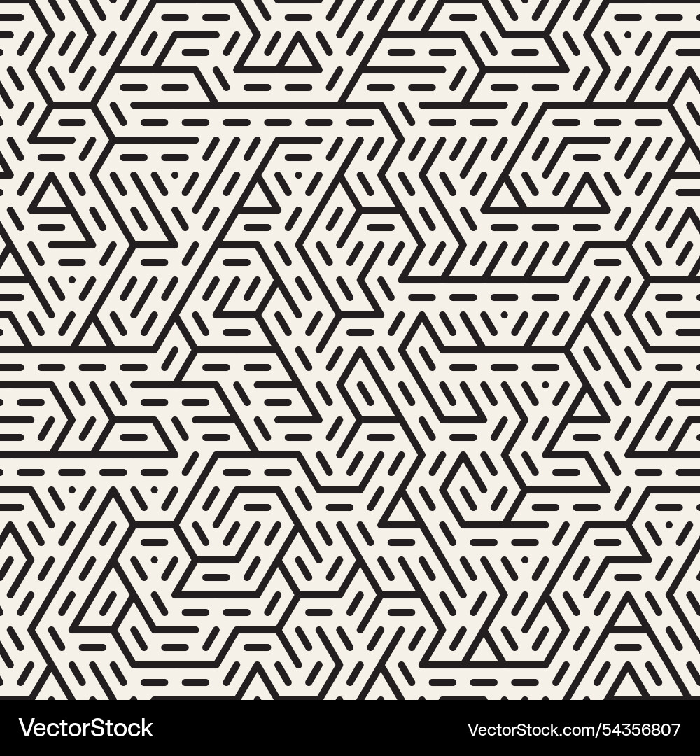 Seamless pattern repeating geometric elements Seamless pattern repeating geometric elements vector image