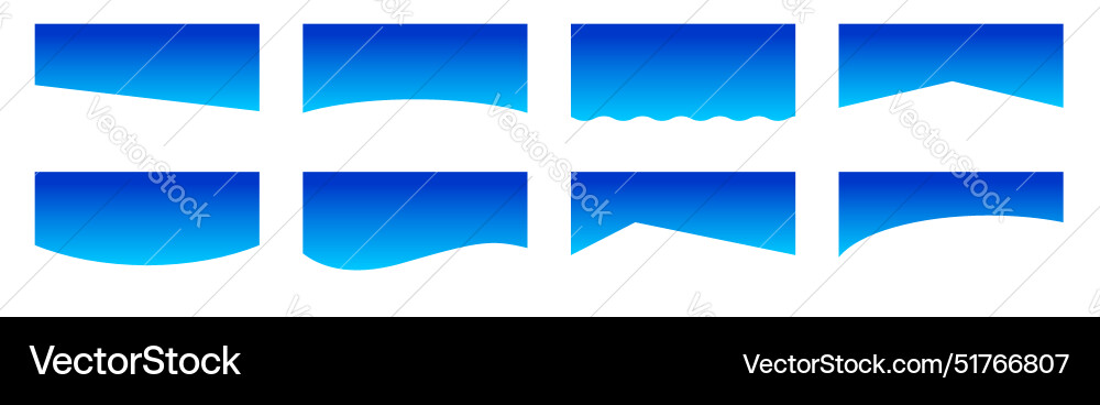Separator header for web page design flat Vector Image