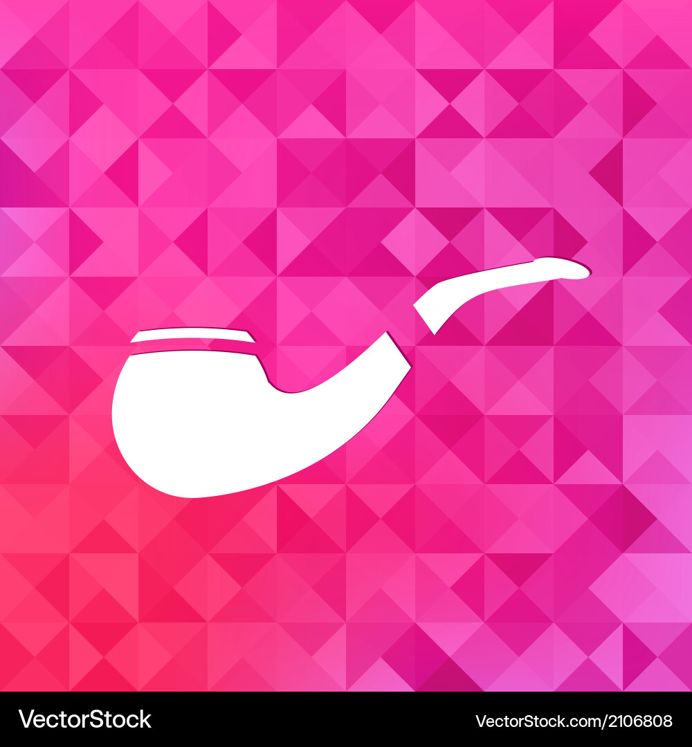 Retro triangle background vector image