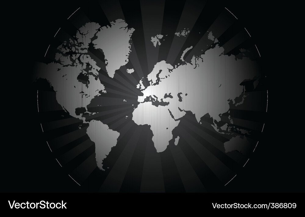 Global World Map Vector Image