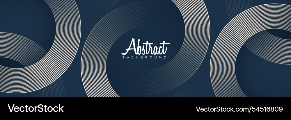 Golden Circle Abstract Background Vector Image