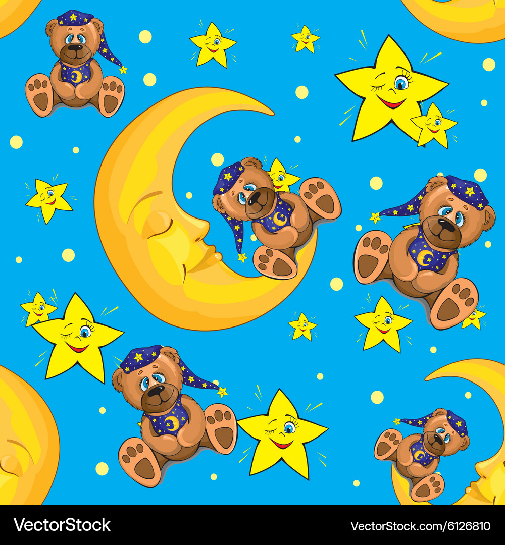Cresent moon pattern design Vector Image