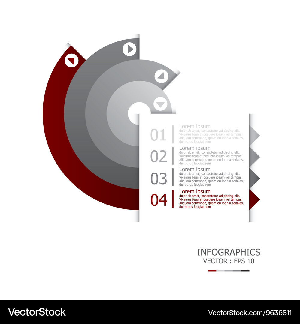 Modern curve design template Vector Image