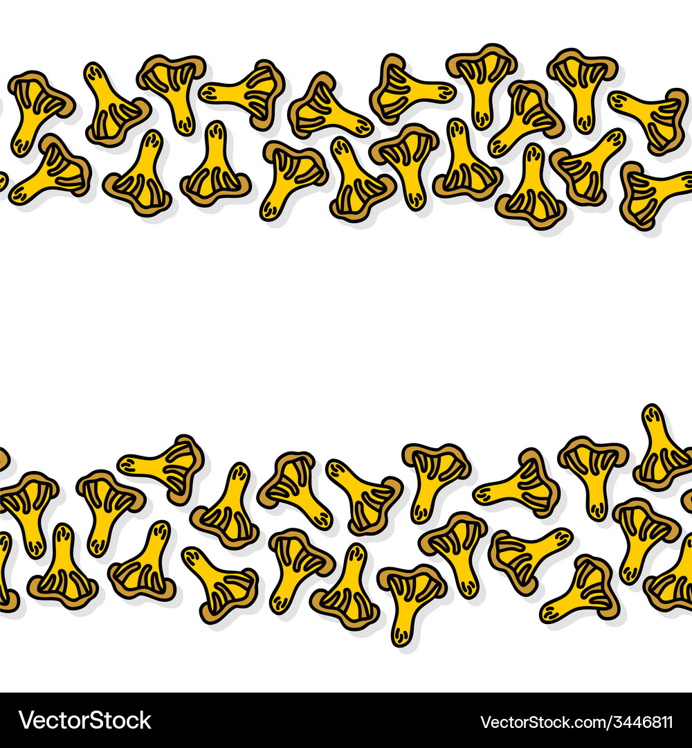 Mushroom pattern design Vector Image