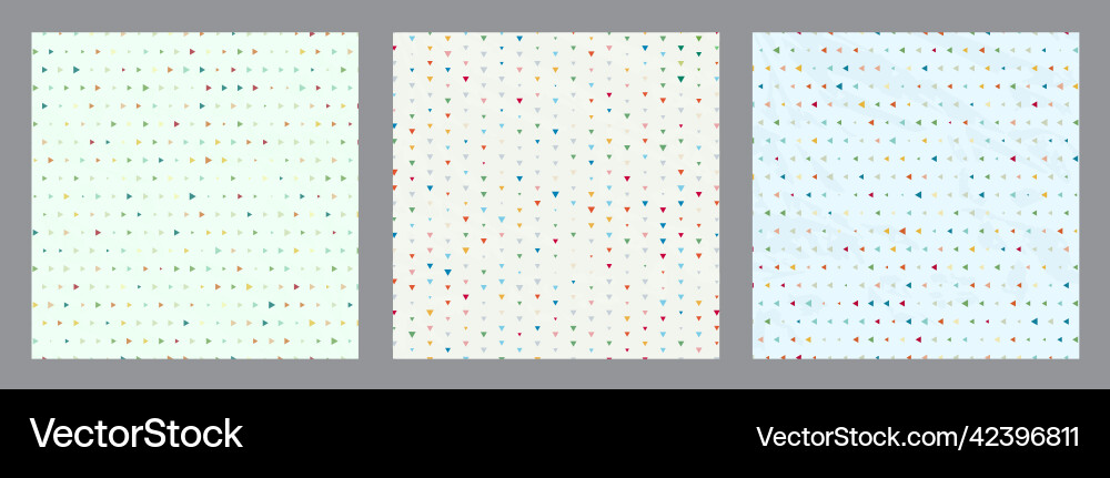 Polka dot triangle colorful design in background Polka dot triangle colorful design in background vector image