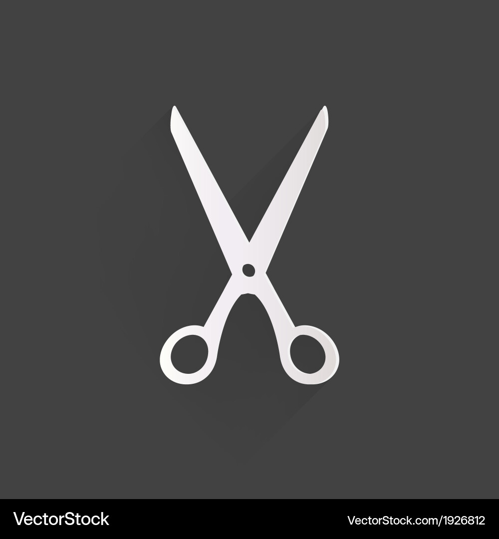Scissors icon vector image