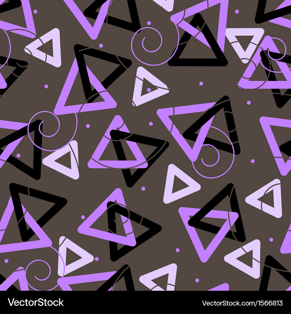 Pattern with triangles Vector Image