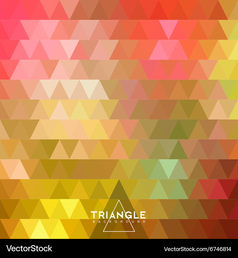 Geometric Triangle Pattern Background vector image
