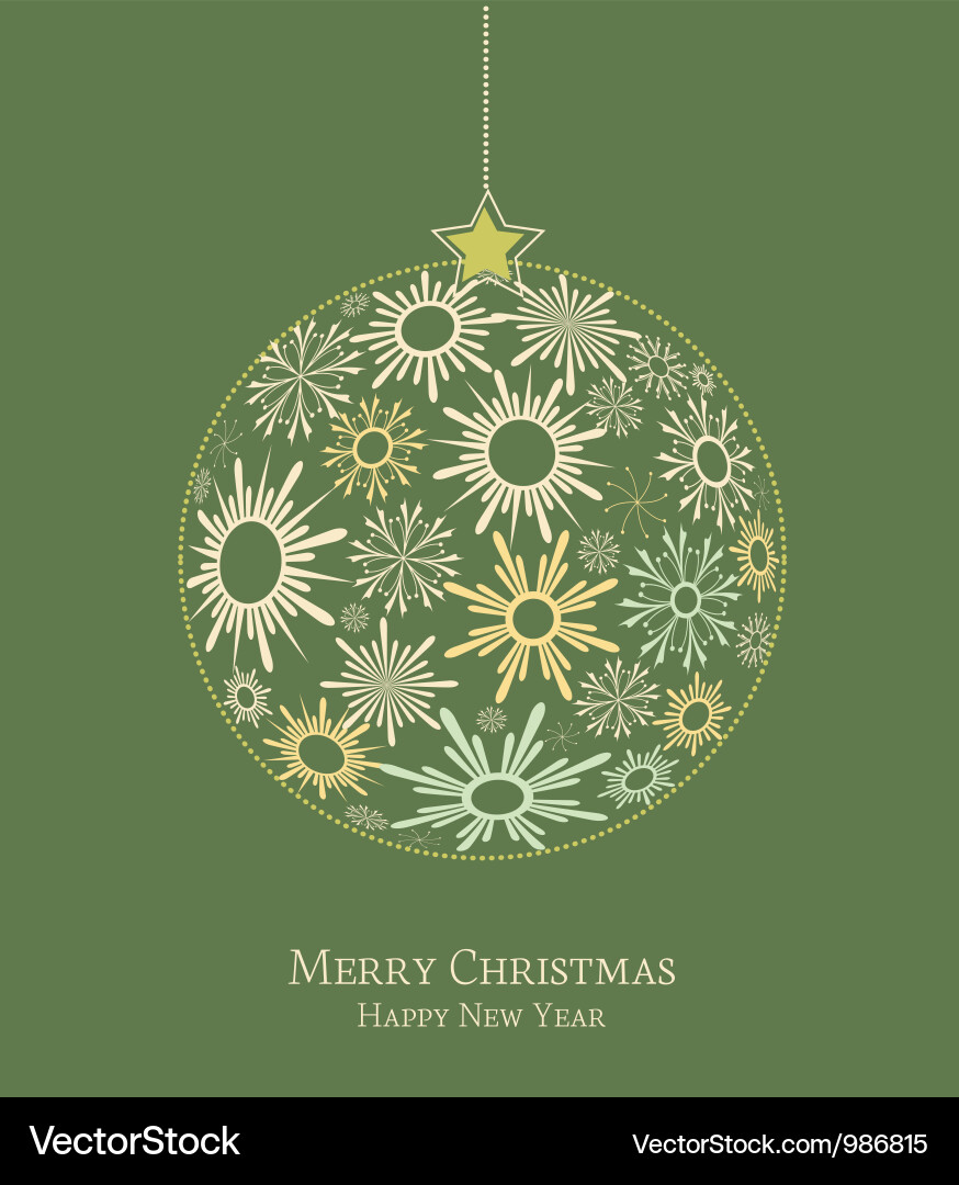 Christmas background Vector Image