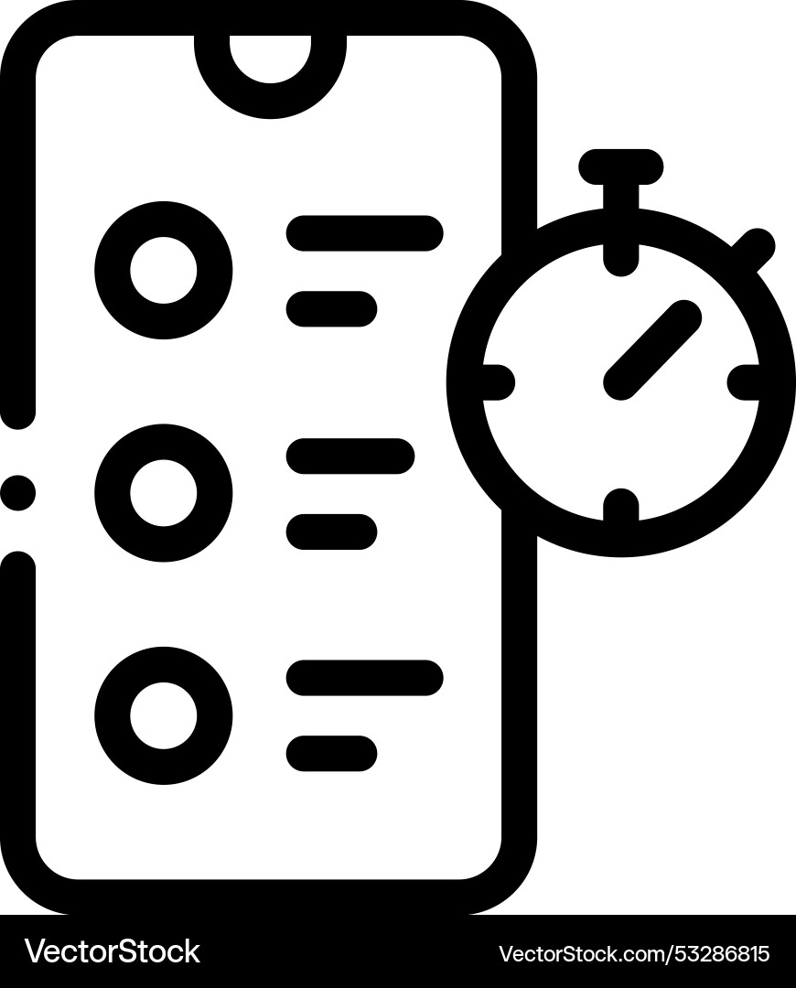 Exam icon thin linear style design isolated Exam icon thin linear style design isolated vector image