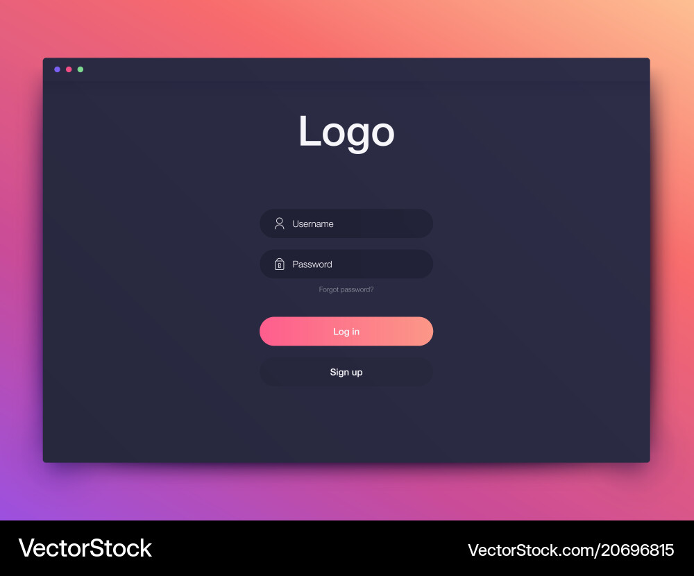 Screens and web concept Vector Image