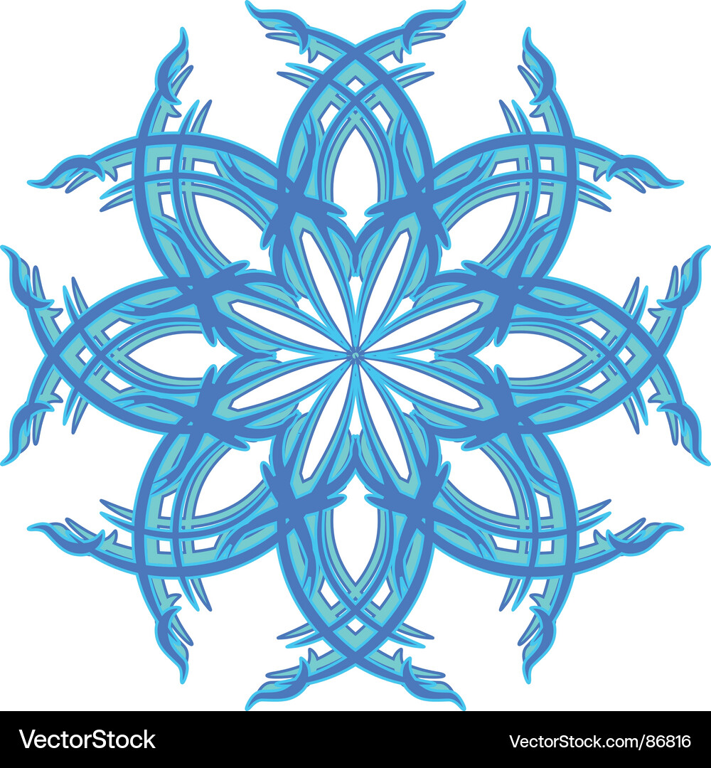 Snowflake Vector Image