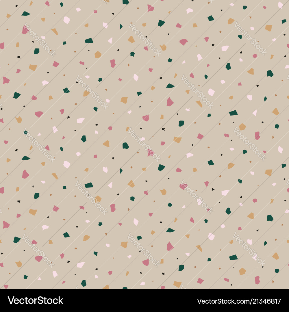 Abstract seamless pattern in terrazzo style Abstract seamless pattern in terrazzo style vector image