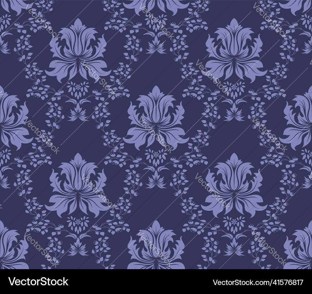 Damask seamless pattern Vector Image
