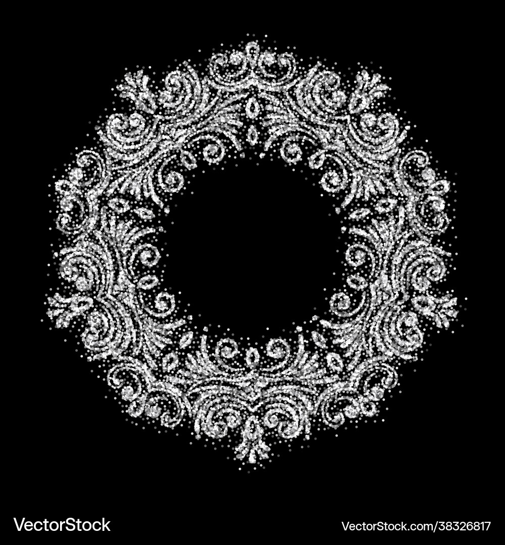 Retro shiny frame or border Retro shiny frame or border vector image