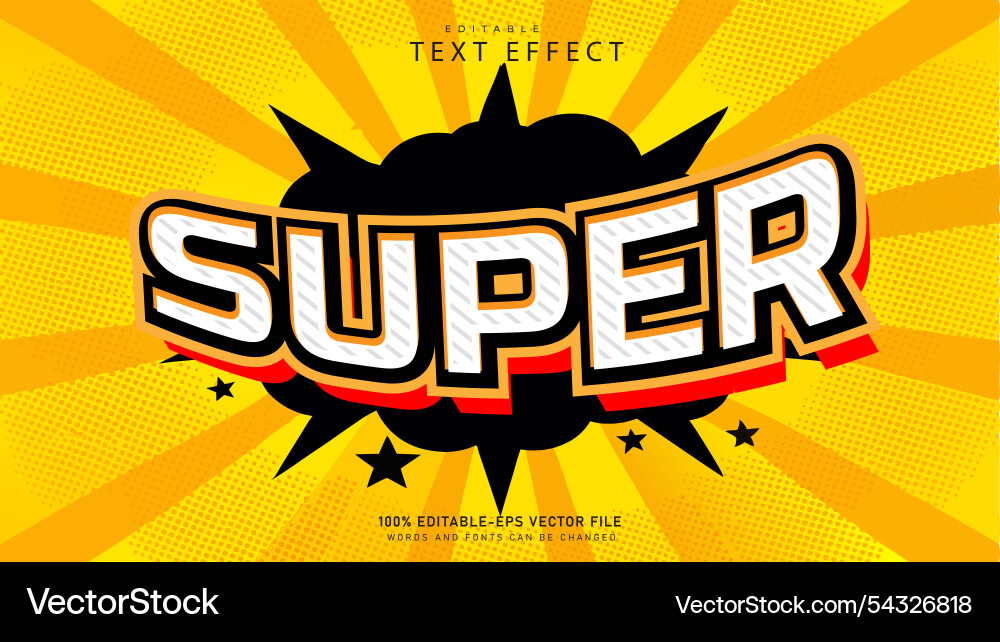 3d text effect editable 3d text effect editable vector image
