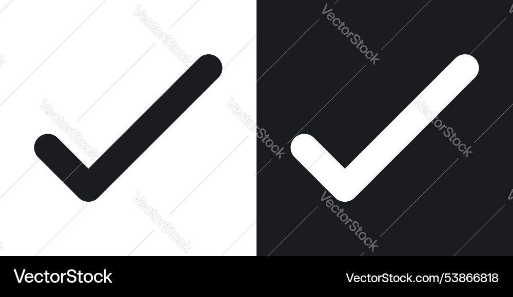 Checkmark icon set Royalty Free Vector Image - VectorStock