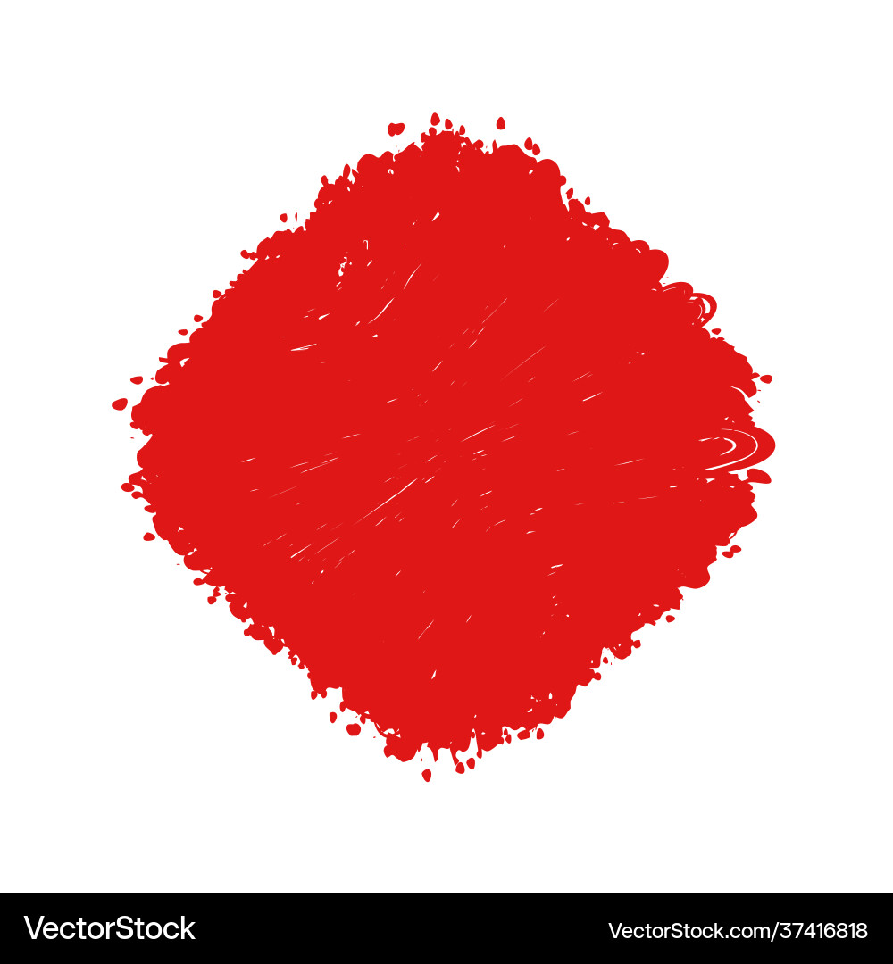 Grunge Circle Stamp Vektorbild