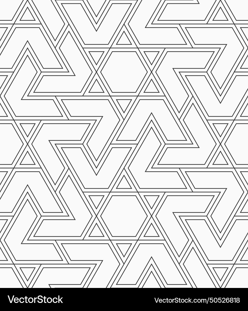 Seamless pattern geometric linear Seamless pattern geometric linear vector image