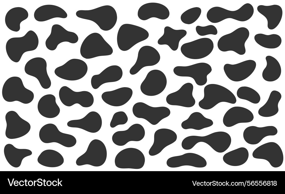 There exists a distinct pattern of black dots set There exists a distinct pattern of black dots set vector image