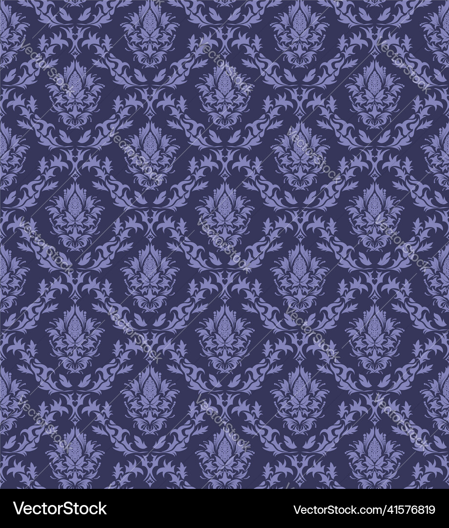 Damask seamless pattern Damask seamless pattern vector image