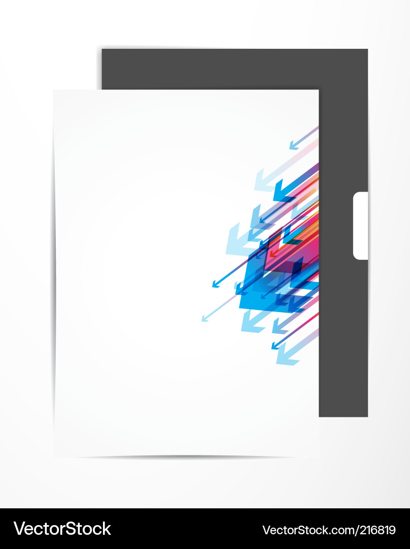 Letterhead design Royalty Free Vector Image - VectorStock