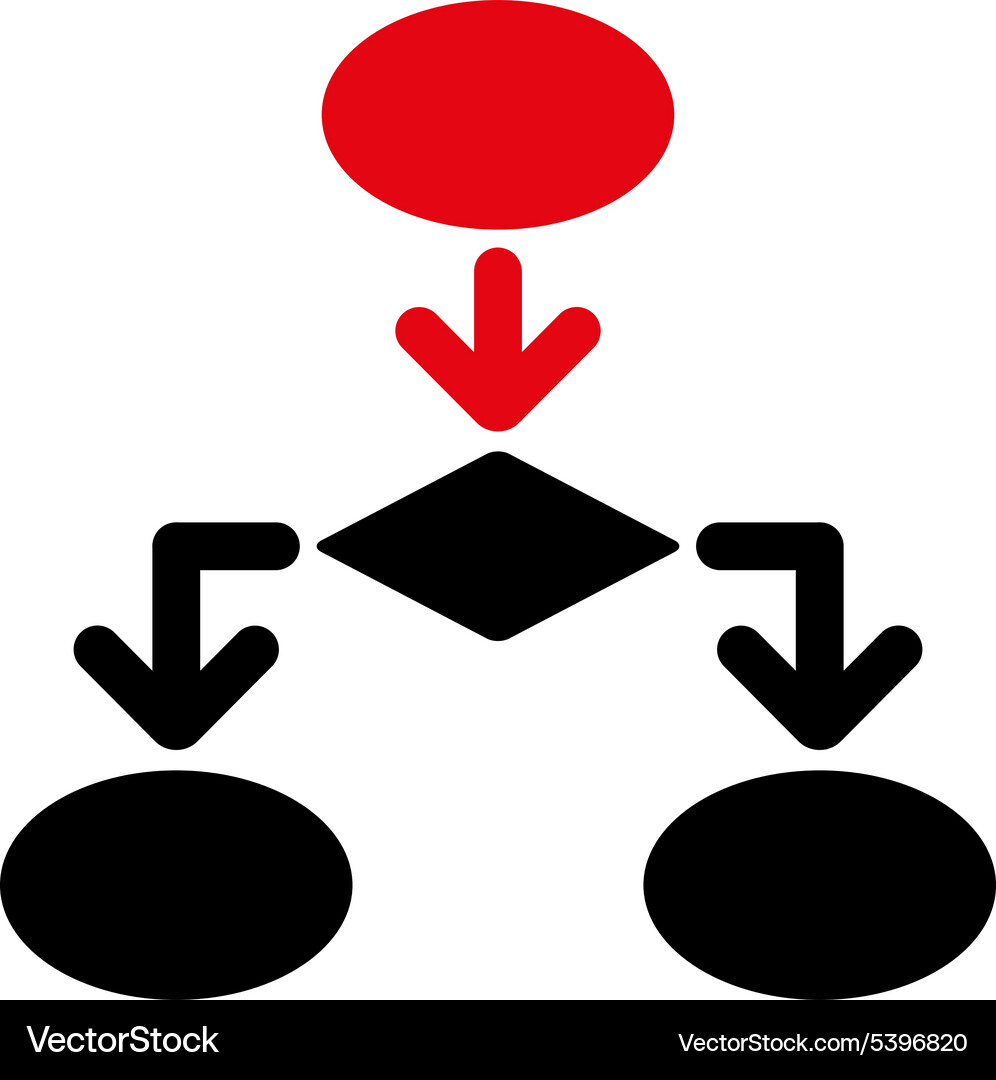 Flowchart icon from commerce set Vector Image