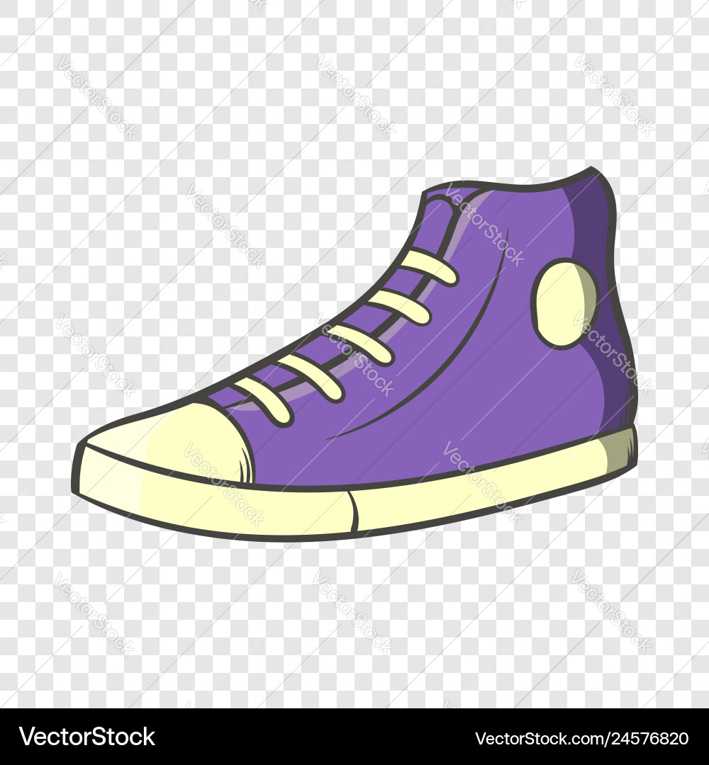 Pair of sneakers icon cartoon style Pair of sneakers icon cartoon style vector image