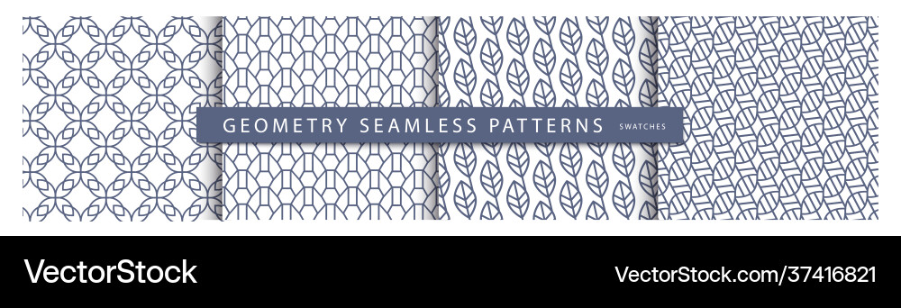 Geometric Curl Pattern vector image