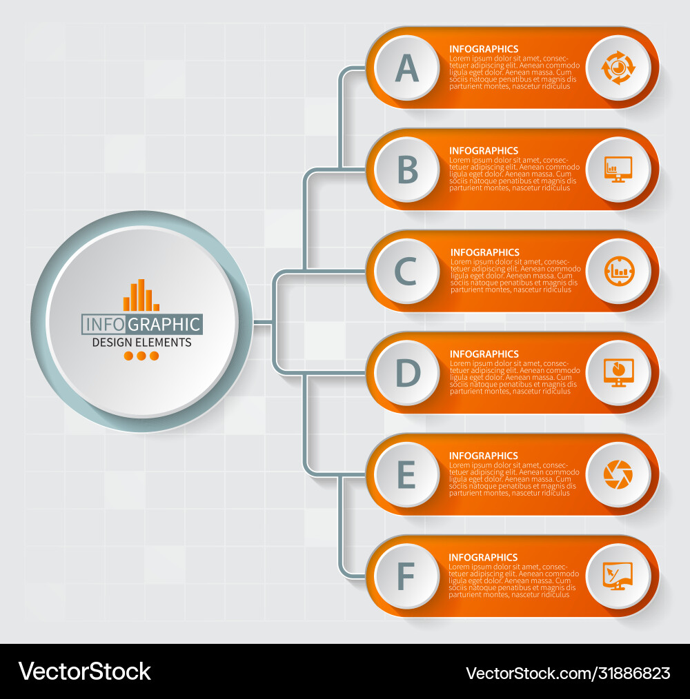 Abstract 3d Papier Infografiken Business Template Abstract 3d Papier Infografiken Business Template vektorbild