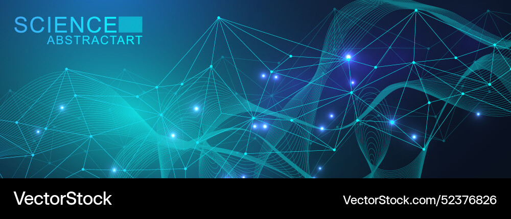 Ai technology abstract background generative Vector Image