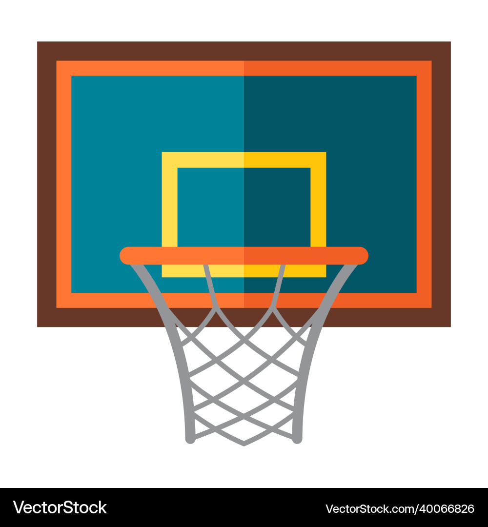 Basketball Hoop Icon Vector Image