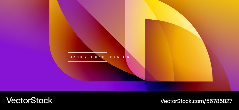Abstract gradient layers create dynamic Abstract gradient layers create dynamic Vector Image