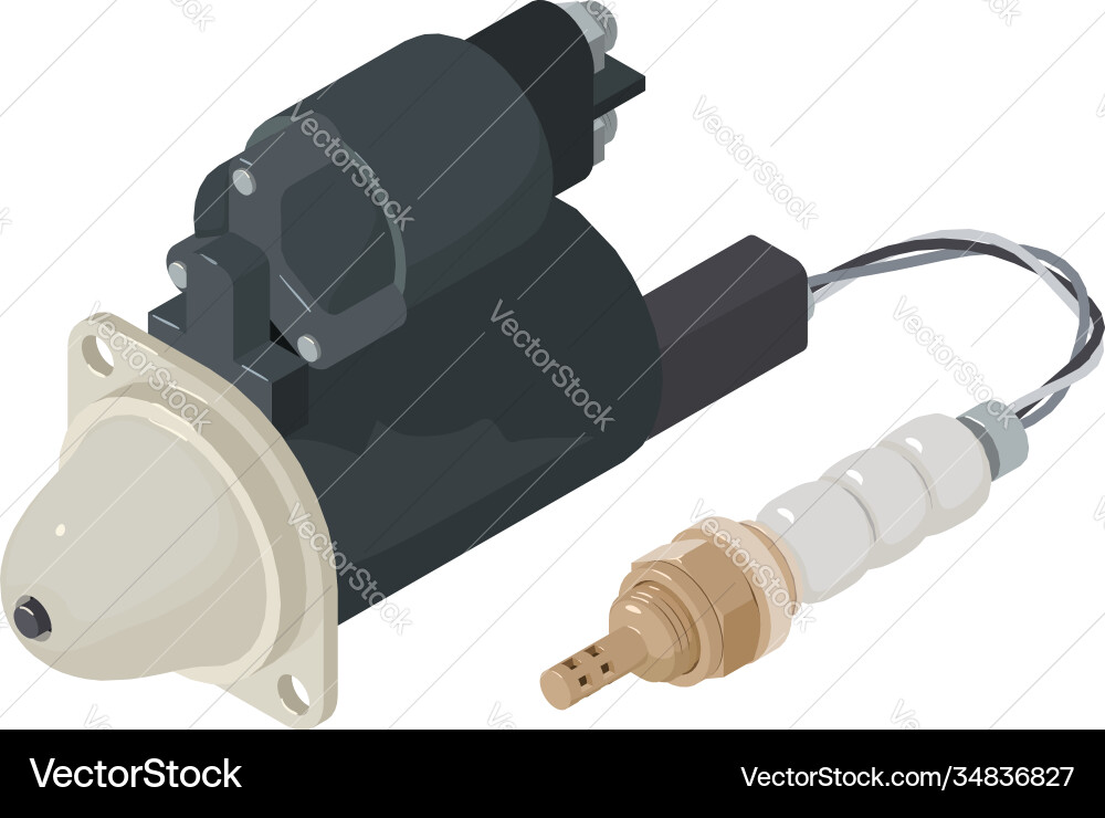 Auto part icon isometric style Auto part icon isometric style vector image
