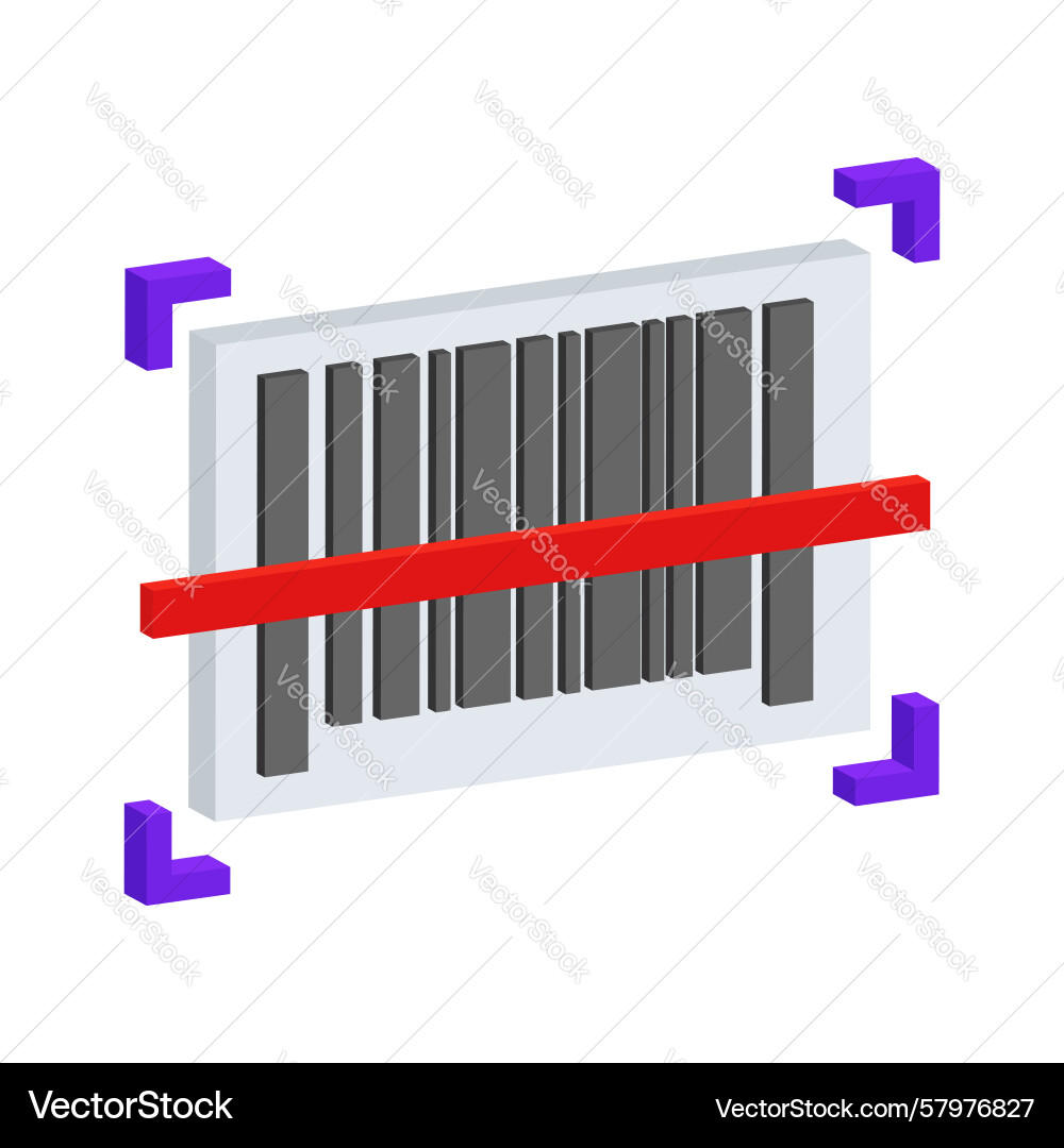 Barcode scan Vector Image