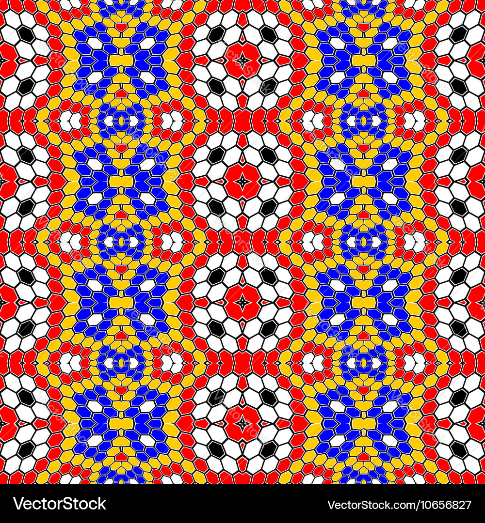 Design seamless colorful mosaic pattern Vector Image