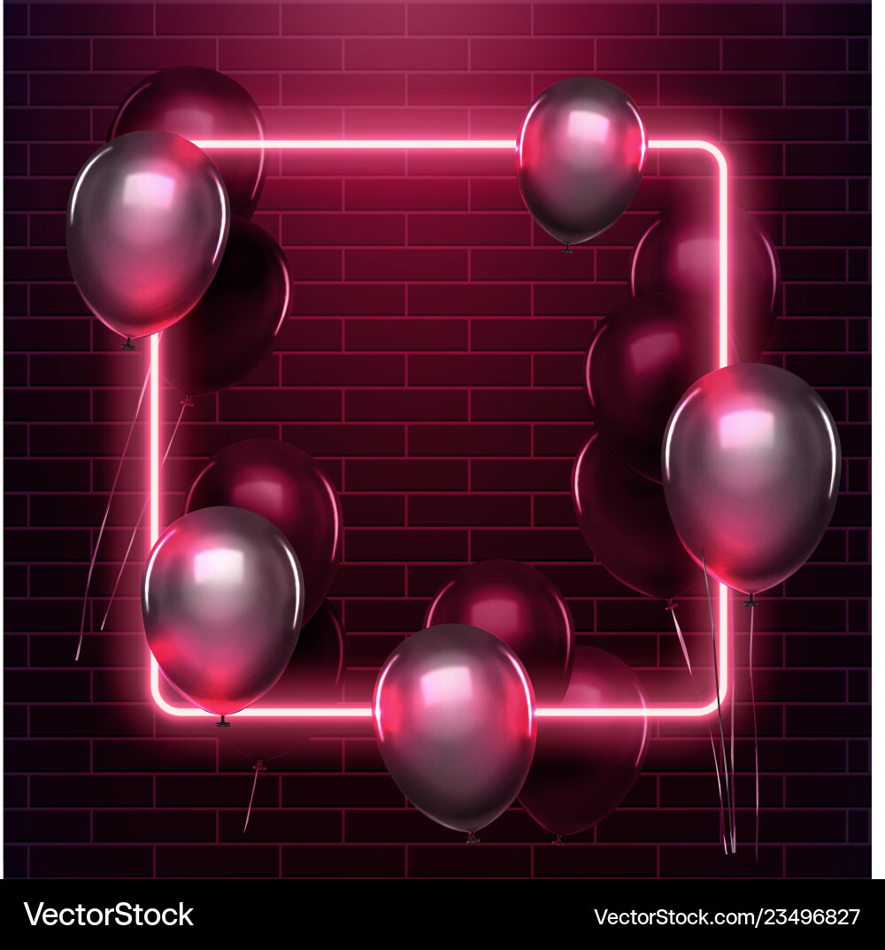 Light and glow neon rectangle design frame Light and glow neon rectangle design frame vector image
