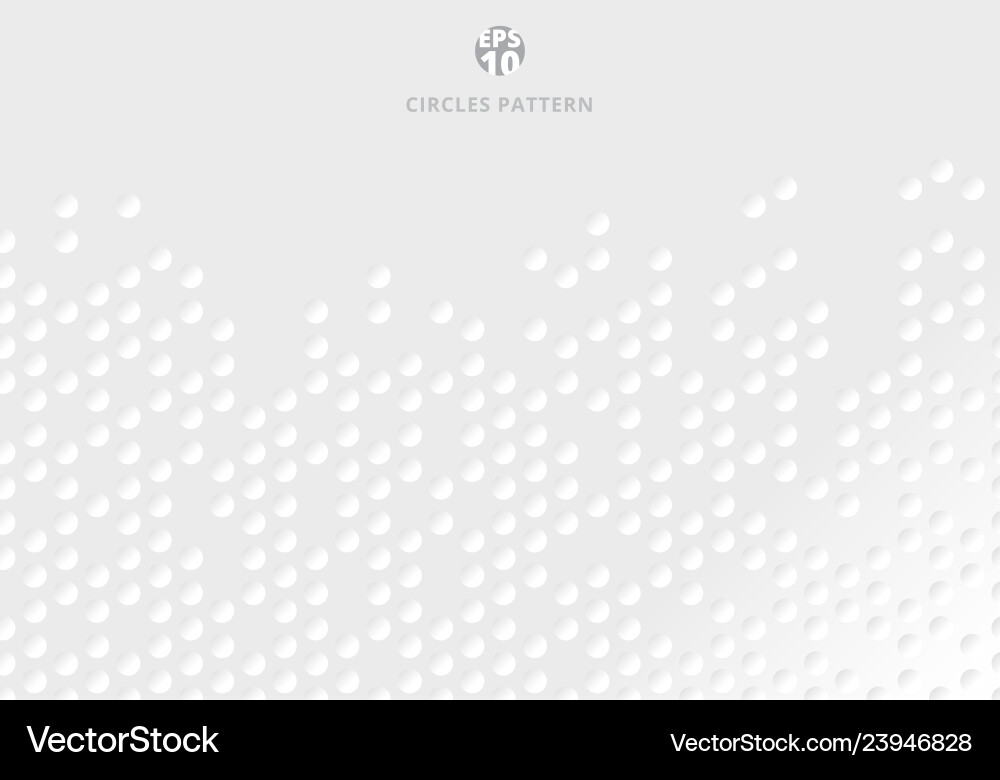 Abstract 3D Circle Pattern vector image