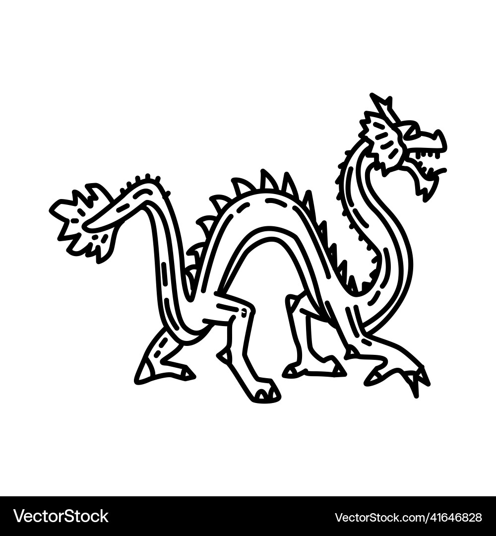 Drachen Dekoration Ikone doodle hand gezeichnet Drachen Dekoration Ikone doodle hand gezeichnet vektorbild