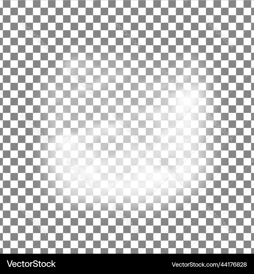 Realistic cloud with transparency Realistic cloud with transparency vector image