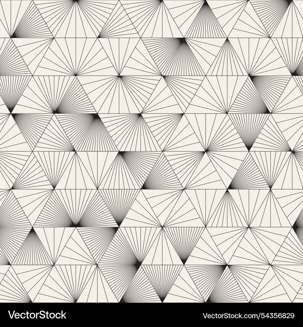 Seamless pattern repeating geometric elements vector image