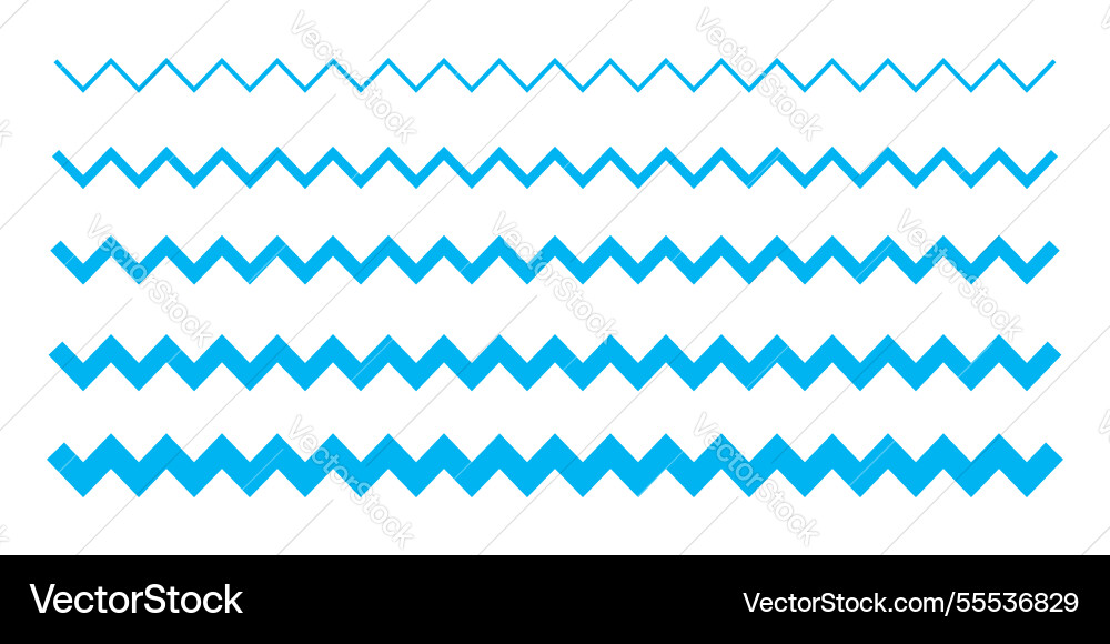 Wave line wavy pattern zigzag lines curve Wave line wavy pattern zigzag lines curve vector image