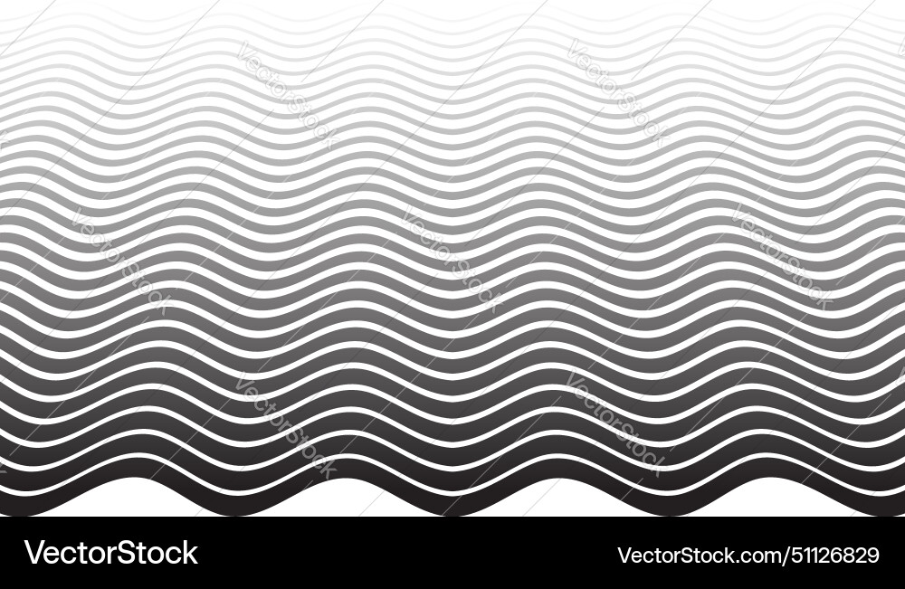Wavy lines pattern Wavy lines pattern vector image