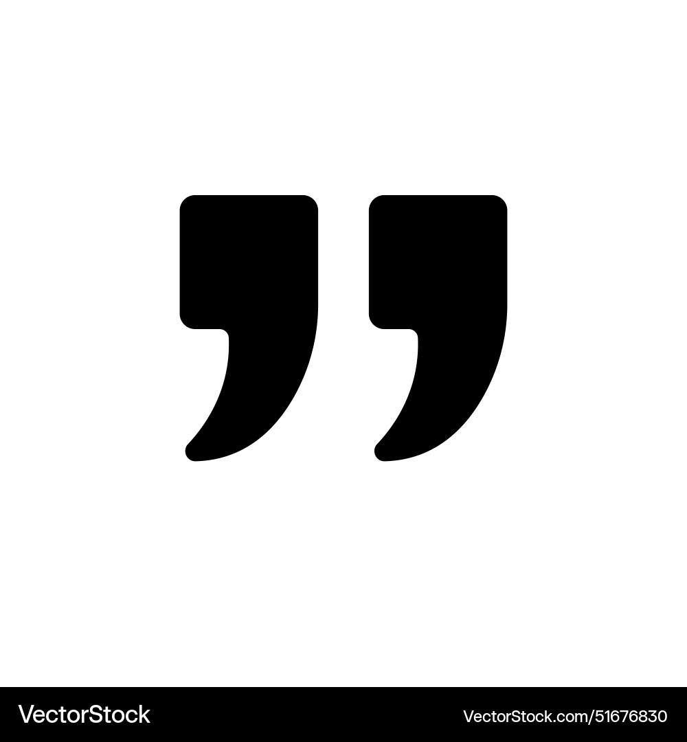 Quote icon for web design ui Quote icon for web design ui vector image