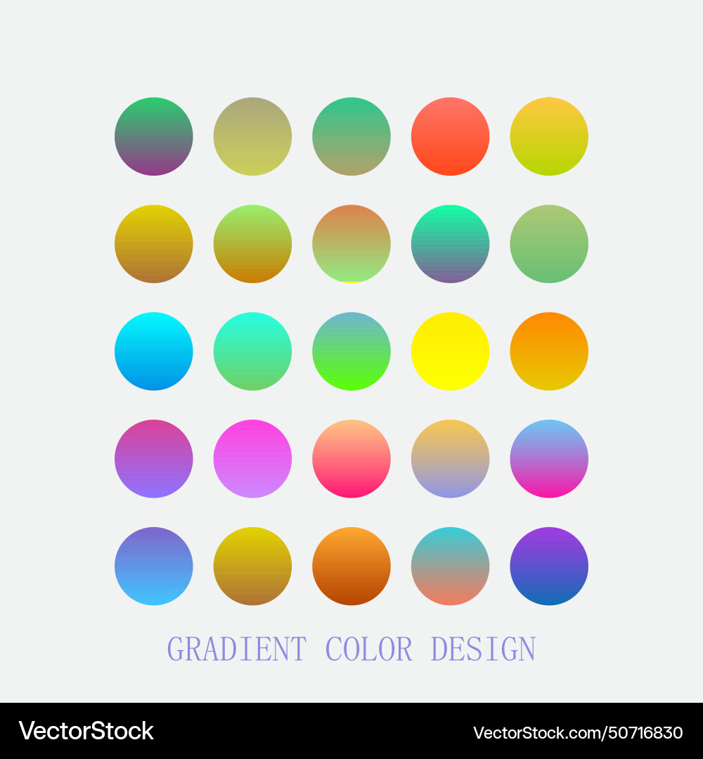 Set of colorful buttons Vector Image